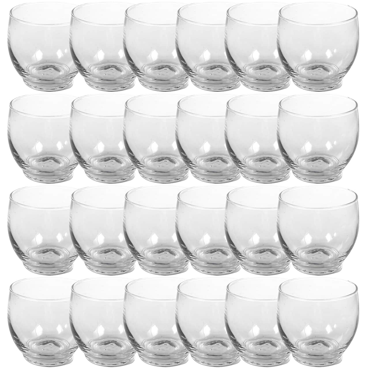 24 Pack: Round Glass Votive Candle Holder by Ashland®